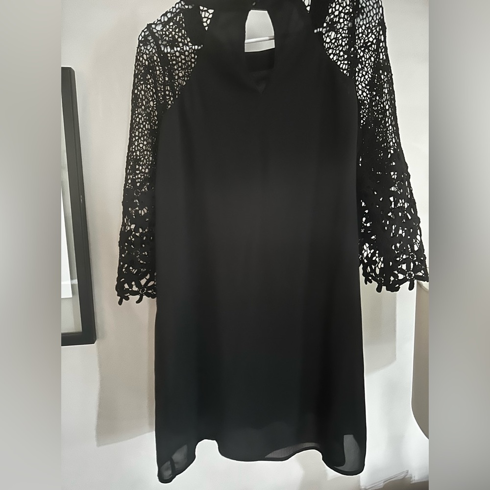Chiffon shift dress